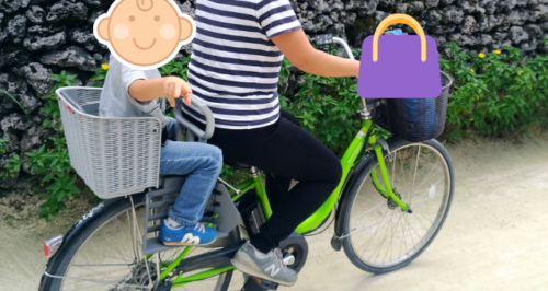 竹富島レンタル自転車子供